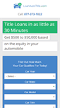 Mobile Screenshot of loanautotitle.com